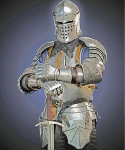 Medieval Knight paint by numbers