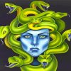 Aesthetic Scary Medusa paint by numbers