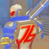 Overwatch Soldier 76 paint by numbers