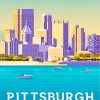 Pittsburgh Pennsylvania paint by numbers