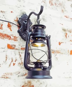 Retro Lamp Lantern paint by numbers