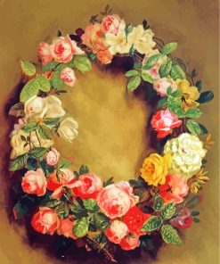 Roses Crown Renoir Art paint by numbers