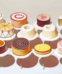 Sweet Cakes paint by numbers