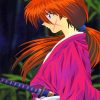 Aesthetic Kenshin Himura paint by numbers