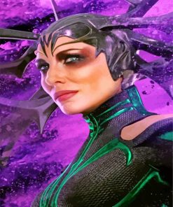 Aesthetic Hela paint by numbers
