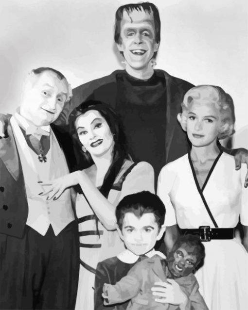 Black And White Munsters
