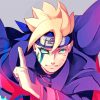 Boruto Naruto paint by numbers