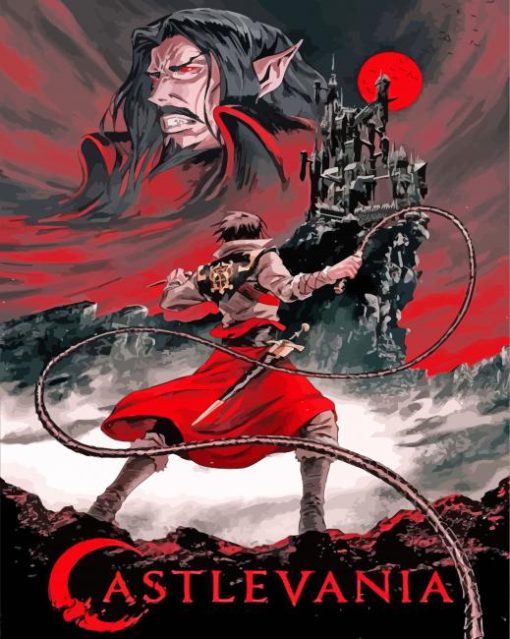 Castlevania Poster paint by numbers