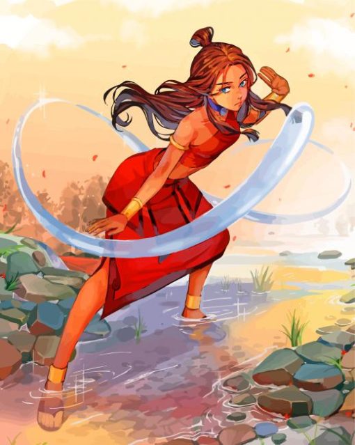 Gorgeous Katara paint by numbers
