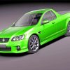 Green Holden Car paint by numbers