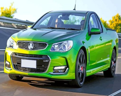 Green Holden paint by numbers