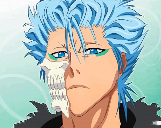 Grimmjow Jaegerjaquez Anime paint by numbers