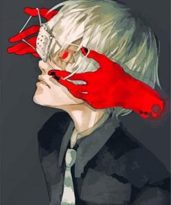 Haise Tokyo Ghoul Anime paint by numbers