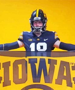 Iowa Hawkeyes Football paint by numbers