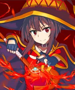 Megumin Anime paint by numbers