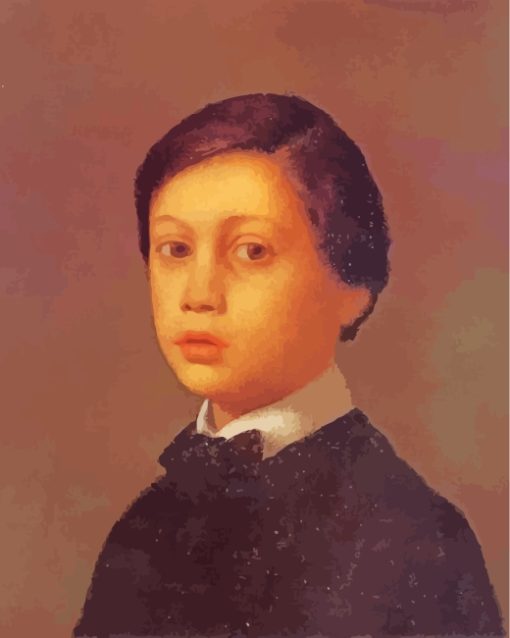 Portrait Of Rene De Gas Edgar Art Paint by numbers