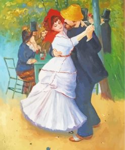 Renoir Dance At Bougival paint by numbers