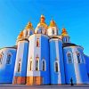 St Michael Golden Domed Monastery Kiev paint by numbers
