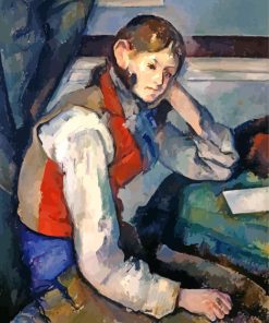Boy In A Red Vest paint by numbers