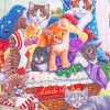 Cats Laundry Time Paint by numbers