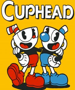 Cuphead Illustration paint by numbers