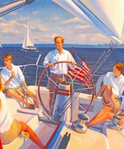 Family Sailing paint by numbers