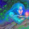 Fantasy Mystical Girl Paint by numbers
