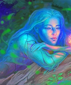 Fantasy Mystical Girl Paint by numbers