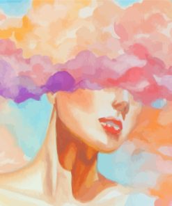 Head In Clouds Art paint by numbers