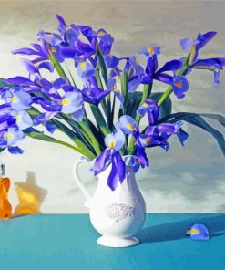 Irises Bouquet paint by numbers