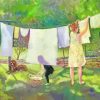 Laundry Day Art paint by numbers