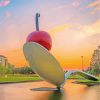 Minneapolis Spoonbridge At Sunset paint by numbers