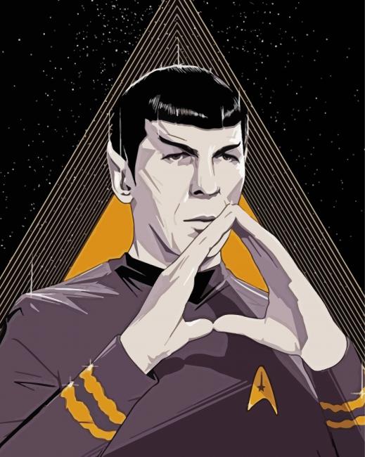 Mr Spock Star Trek - Paint By Number - Painting By Numbers