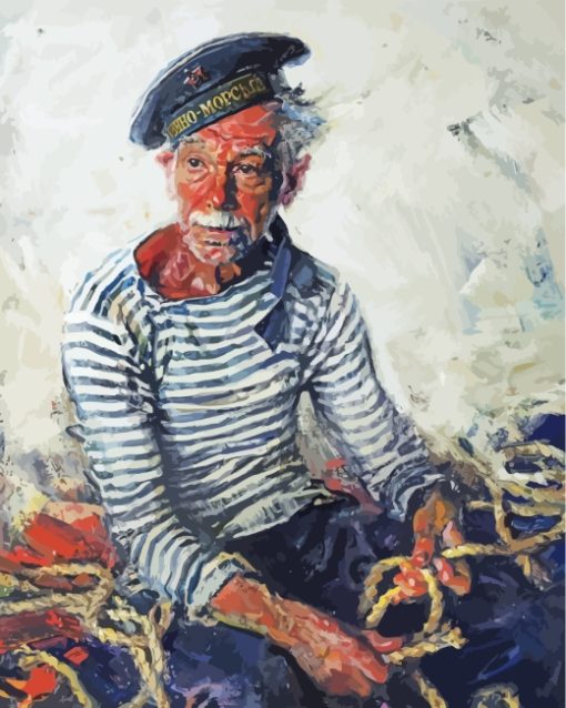 Old Sailor paint by numbers