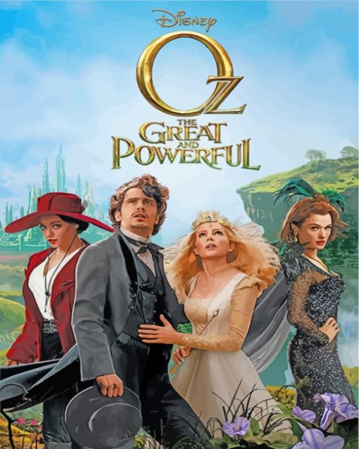 Oz The Great And Powerful paint by numbers