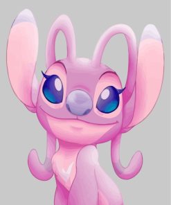 Pinky Angel Lilo And Stitch Paint by numbers