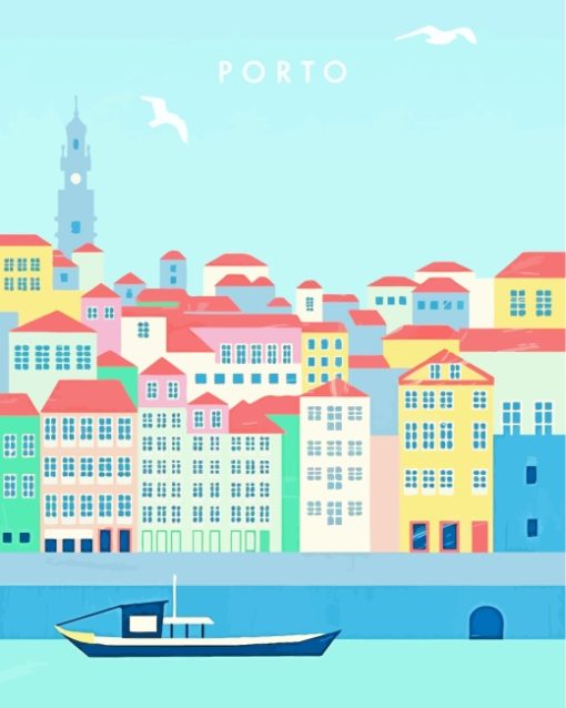 Porto Poster Paint by numbers