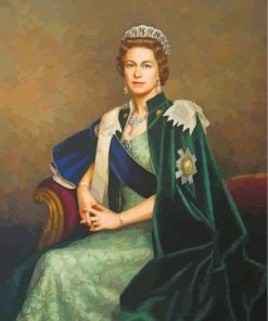 Queen Elizabeth Portrait paint by numbers