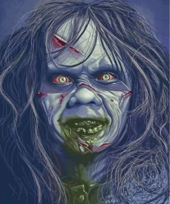 Regan MacNeil The Exorcist paint by numbers