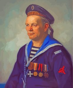 Russian Sailor paint by numbers