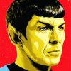 Star Trek Mr Spock paint by numbers