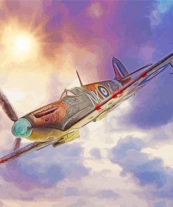 Supermarine Spitfire paint by numbers