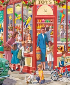 The Toy Shop paint by numbers