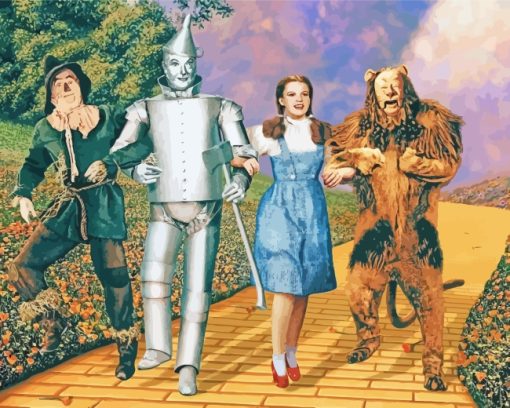 The Wizard Of OZ Movie paint by numbers