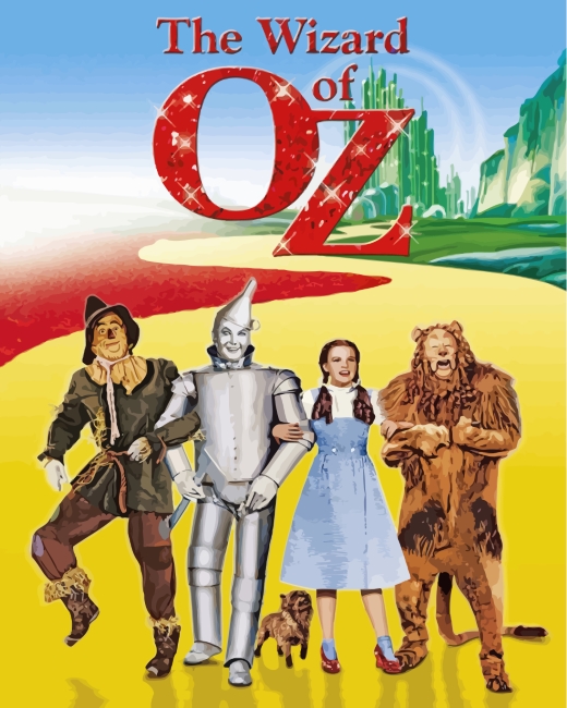 The Wizard Of Oz Paint by numbers