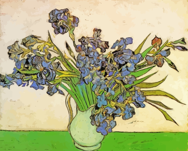 Van Gogh Irises - Paint By Number - Painting By Numbers