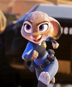 Zootropolis Animated Movie paint by numbers