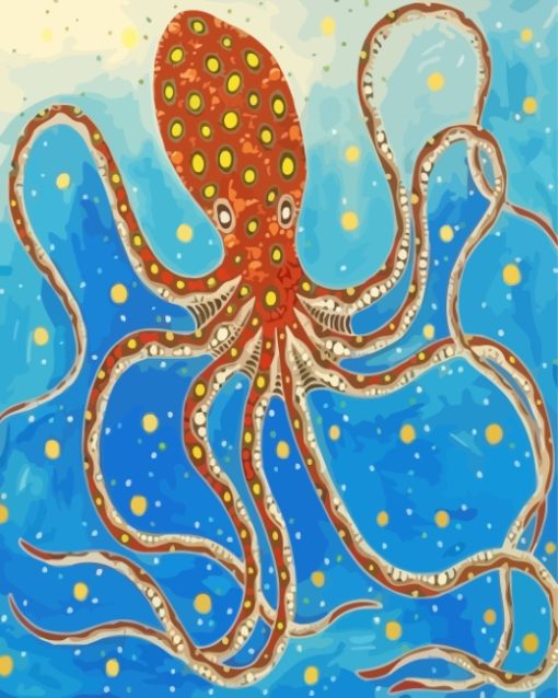 Aboriginal Octopus Paint by numbers