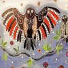 Aboriginal Owls paint by numbers