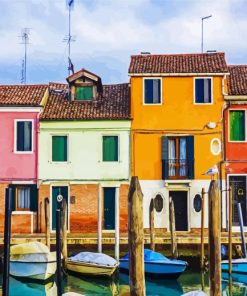 Aesthetic Case Colorate Burano paint by numbers